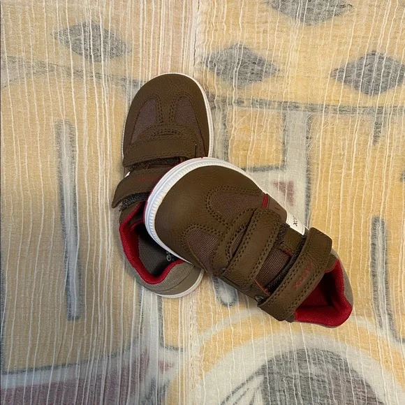 Geox Kids' Sneakers in Brown and Red - Picture 2 of 5